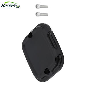 RACEPRO Couvercle <span class=keywords><strong>de</strong></span> maître-<span class=keywords><strong>cylindre</strong></span> d'embrayage <span class=keywords><strong>de</strong></span> <span class=keywords><strong>frein</strong></span> en alliage d'aluminium CNC pour <span class=keywords><strong>Harley</strong></span> Softail Dyna 1996-2015 - Product Image 5