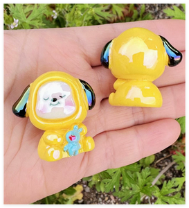 Perline in Resina da 28mm con Figurine di Animali Anime, Luminose al Buio, per Creazione di Gioielli e Braccialetti Fai-da-Te - Product Image 6
