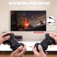 Console de jeu domestique X2 2022, mise à niveau, trous de refroidissement ergonomiques, double joystick sans fil, lecteur de jeux vidéo rétro 3D classique, 64 Go