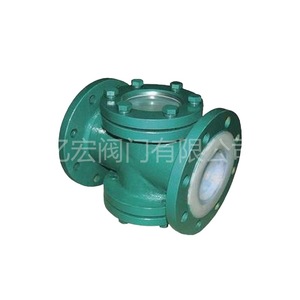 กระจกมองระดับสารเคมีแบบมีสารเคลือบฟลูออโรโพลิเมอร์ ขนาด DN25 ถึง DN150 สำหรับใช้ในอุตสาหกรรม - Product Image 1