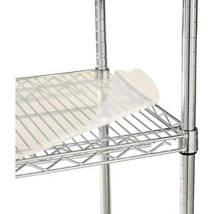 Alera ALESW59SL3618 Doublures de fixation transparentes en plastique pour étagères 36 largeur x 18 profondeur (lot de 4) pour étagères métalliques - Product Image 5