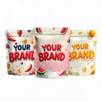 Pochettes personnalisées en Mylar découpées sur mesure, faible MOQ 200 pièces, impression numérique couleur, formes spéciales, pour aliments pour bébés et animaux de compagnie, anti-odeur