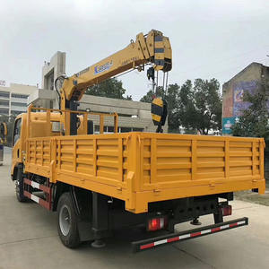 ساينو تراك HOWO 4x2 4x4 6 عجلات RHD 5T تفريغ قلابة شاحنة مع رافعة لوري-شنت رافعة شاحنة لرفع الأدوات الثقيلة - Product Image 1