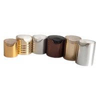 Snelle levering plastic schijfdeksel op voorraad Aluminium PP drukknopdeksel voor cosmetische verpakkingen bulkbestelling