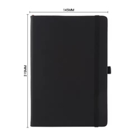 Carnet A5 personnalisé avec logo, couverture rigide en PU, sangle élastique, porte-stylo, cahier de composition, bloc-notes promotionnel