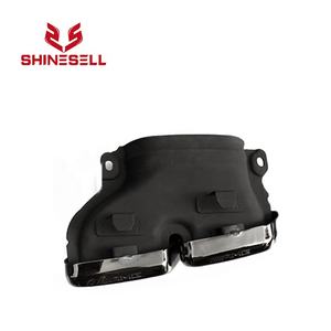 Kit de lèvre de diffuseur pour pot d'échappement, accessoire noir pour voiture, <span class=keywords><strong>Mercedes</strong></span> <span class=keywords><strong>Benz</strong></span> W205 AMG 2 portes coupé classe C 2015 2016, modèle C63 - Product Image 5