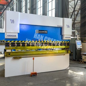 مكبس هيدروليكي معدني CNC من هانكرييت بقوة 125 طن و135 طن و4000 و3200 مم، مكبس ثني 40 طن 1600 120 سم مع مقياس خلفي CNC - Product Image 2