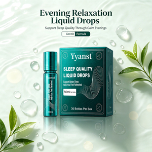 Gouttes buvables relaxantes pour la nuit, formule douce, complément bien-être pour la détente nocturne des adultes, routine de relaxation, soins de santé OEM - Product Image 4