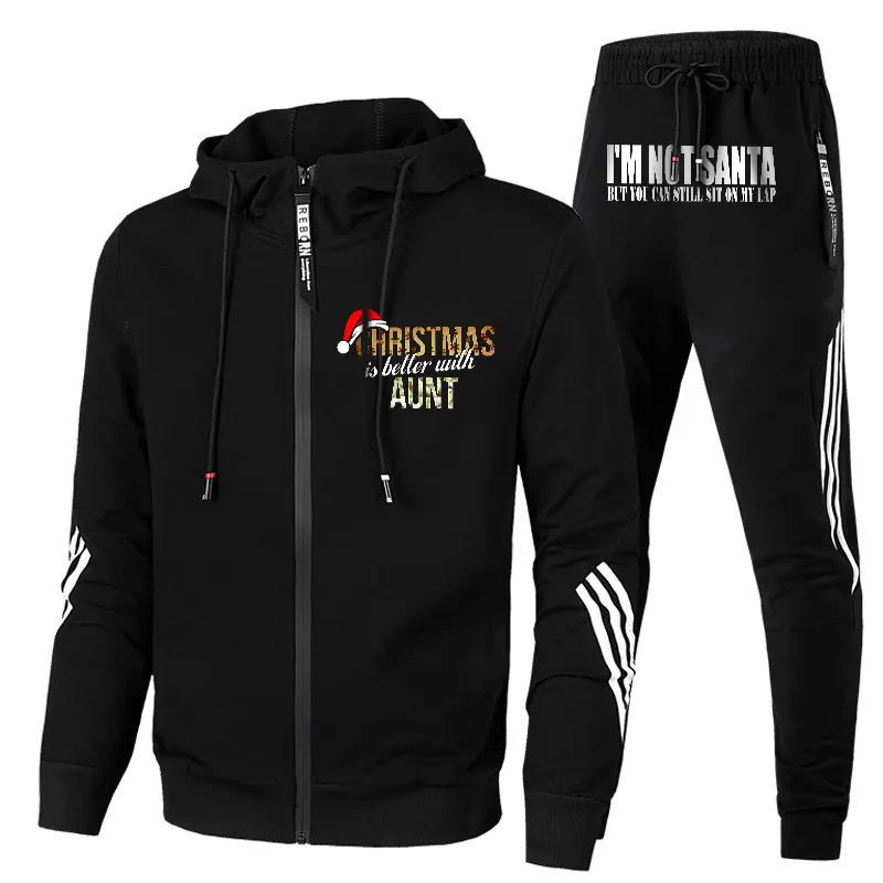 Custom Active Wear Men's Sweatsuit Gym Fitness Sets Mens Polyester Tracksuit Sportswear Jogging Suit For Men