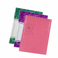 Enveloppes à bulles personnalisées, lot de 50 pièces, fermeture automatique, coussin à bulles, noir mat, enveloppes d'emballage, livraison