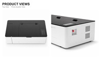Máquina de Grabado y Corte Láser de Escritorio, 60W CO2, Cerrada, 500x300mm, 0.025mm de Alta Precisión, Enfoque Automático, para Pequeñas Empresas