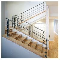 Rampe de sécurité compacte Prima, anti-poussière, sur mesure, pour escaliers étroits et balcons d'appartement