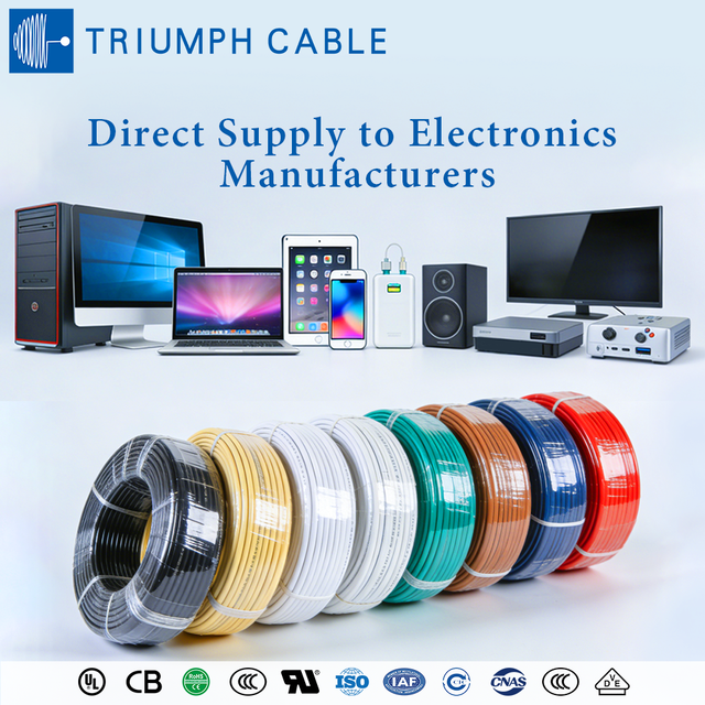 UL Certified UL1007 UL1061 Electronic Wire 18 20 22 24 26 28AWG Gauge Wires for Internal Wiring, Computers,Electronic Devices