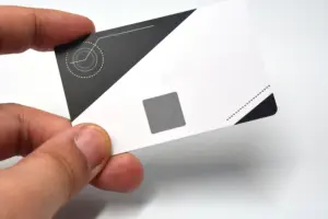 Penjualan paling laris kartu hadiah PVC dengan goresan panel 13.56MHz ISO1443-A kartu hadiah RFID sangat ringan langsung pabrik Tiongkok