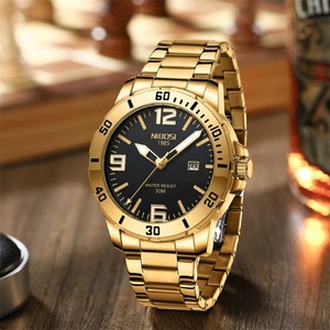 For 2589 New Gold Quartz <b>Watch</b> Men's Sports Stainless Steel 3BAR Water Resistant Luminous Fashion Classic Luxury <b>Watch</b> - Product Image 4
