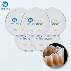 Yucera Blok Dental ST 98Mm Zirkon, untuk Peralatan Laboratorium Gigi dan Implan Gigi/Kursi