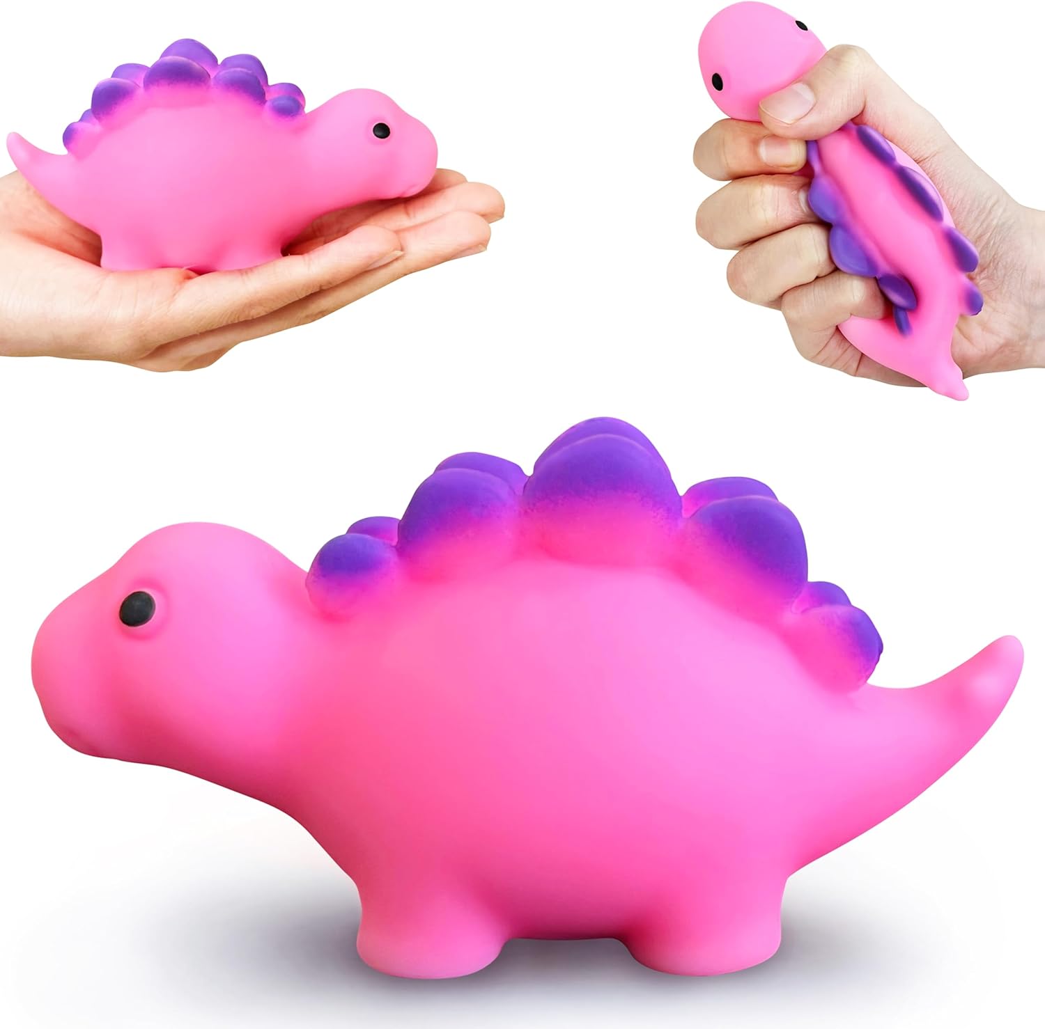 Liberty Imports Figura electrónica de juguete de dinosaurio Jurassic Jurassic Stegosaurus con acción de cola oscilante, sonidos rugientes y luces LED, regalo de dinosaurio a pilas para niños y niñas