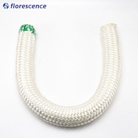 Cordage en nylon double tressé haute résistance 16 mm, 18 mm, 20 mm, 22 mm, en polyamide, pour amarrage, remorquage et quai maritime pour bateaux