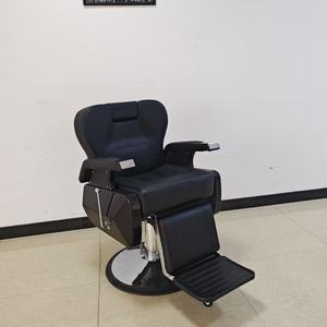 Matériel et mobilier de salon de coiffure antique, chaise de barbier réglable en hauteur, pivotante à 360 degrés pour salon de coiffure - Product Image 2