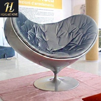 Mobilier nordique Designer lumière luxe coeur chaise paresseux hémisphère chaise salon créatif loisirs chaise pour Villa