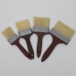 Pinceaux à poignée en plastique, poils plats de 2, 3 et 4 pouces pour la peinture sur quincaillerie - Product Image 1