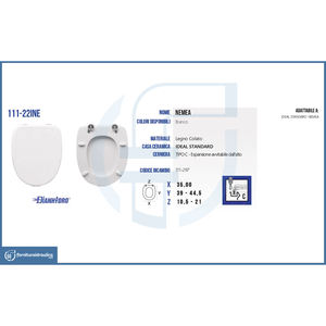 Asientos de Inodoro Premium Estándar Vaso Nemea Copriwater - Product Image 2
