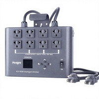 Pack de relais variateur DMX RDM 4 canaux Pknight CP0401DA 40A sans scintillement pour éclairage de scène LED sans charge fictive – Garantie 1 an