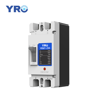 Disjoncteur électrique YRO YRM1-250, disjoncteurs électriques AC MCCB, dispositif de sécurité électrique, système solaire