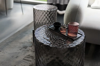 Ensembles de tables basses modernes avec plateau et base en verre trempé, meubles pour salon, maison, appartement, personnalisables