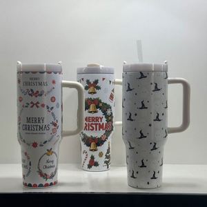1200ml Customizable Glow Dark Sublimation 40oz Travel Car Tumbler <b>Double</b> <b>Wall</b> Insulated Stainless Steel Tumblers Sublimation - Product Image 2