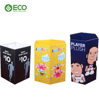 Stand de publicité en papier personnalisé ECO, présentoir en carton pour arbre de noix de coco de plage