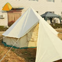 Tente de camping gonflable en Oxford imperméable, double couche, quatre saisons, design de luxe pour glamping, montage rapide et automatique, vente en gros directe usine