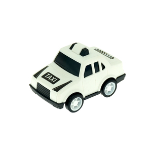 Taxi Giocattolo a Retrocarica in Plastica 6.5CM, Auto Taxi Giocattolo a Retrocarica per Bambini 75mm, Giocattoli a Capsula a Sorpresa - Product Image 6