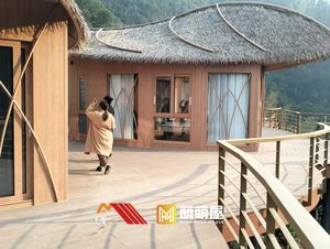 Villa suspendue en aluminium en forme de feuille de thé <span class=keywords><strong>pour</strong></span> couples, personnalisable, idéale <span class=keywords><strong>pour</strong></span> les centres de villégiature et jardins - Product Image 3