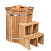 La nouvelle baignoire de glace est en promotion. Baignoire de sauna froide, baignoire en bois pour cryothérapie, avec refroidisseur et filtre.