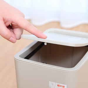 Moda Lever Bin 8L, Cubo de Basura Rectangular con Tapa Abatible para Interiores, Cubo de Basura Doméstico - Product Image 4