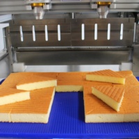 Machine de découpe alimentaire ultrasonique polyvalente pour la découpe de gâteaux en triangle droit, triangle isocèle et losange