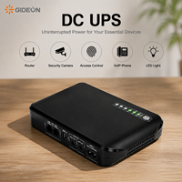 18W Mini DC UPS 20000mAh LiFePO4 64Wh Catu Daya Cadangan untuk Router ONU CCTV Peralatan Jaringan PoE