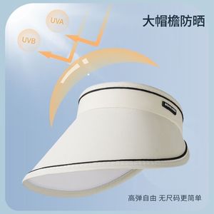 Gorra de Sol con Visera Ancha, Plegable, Protección UV, Transpirable, para Ciclismo al Aire Libre, para Adultos, Color Sólido, Poliéster - Product Image 4