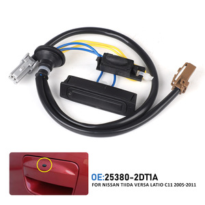 Interruptor de Puerta Trasera 25380-2DT1A para Nissan Tiida Versa Latio C11, Negro, Repuesto para Apertura de Maletero - Product Image 2