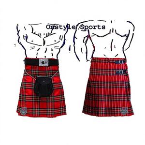 กิ๊ตส์ลายสก็อตทันสมัยปี 2025 ผ้าขนสัตว์ทนทาน สีดำ สำหรับผู้ชายและผู้หญิง ขายส่ง บริการ OEM - Product Image 1