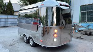 Camión de comida totalmente equipado, carrito de helados de restaurante con ruedas, remolques de comida para barbacoa de Pizza Móvil de calle para equipo de catering DOT - Product Image 5