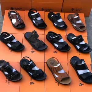 Mannen Lederen Sandalen Zomer Klassieke Jongens Schoenen Slippers Zachte Sandalen Mannen Romeinse Comfortabele Outdoor Strand Wandelen