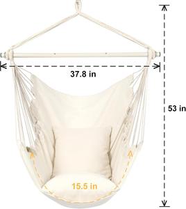 Vente en gros Chaise balançoire suspendue légère pliante pour hamac de camping robuste - Product Image 4