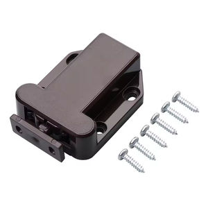 Butée de porte de coccinelle autobloquante invisible Rebondisseur de porte d'armoire en zinc ignifuge avec rebondissement en plastique - Product Image 6