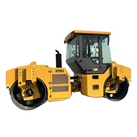 Rouleau compacteur vibrant hydraulique à double tambour XD83 de qualité supérieure, 74,9 kW, 60 kN, pour projets d'infrastructure