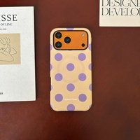 Coque de protection magnétique personnalisée à pois pour iPhone 18 Pro Max, compatible avec les coques de téléphone iPhone 17, 16, 15, 14, 13