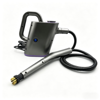 Nettoyeur vapeur portatif 1500W, vapeur haute température 3,5 bars avec brosses et buses pour le detailing automobile, la maison, la cuisine, les sols en carrelage