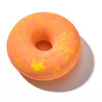 Bombes de bain effervescentes bio personnalisées en gros pour huiles essentielles, hydratantes pour la peau, au beurre de karité, 100g, en forme de donut, en vrac