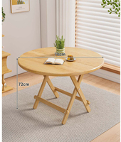 Table à manger carrée pliable au design moderne, petite table portable pour une utilisation intérieure et extérieure, idéale pour les petites familles et les maisons de location